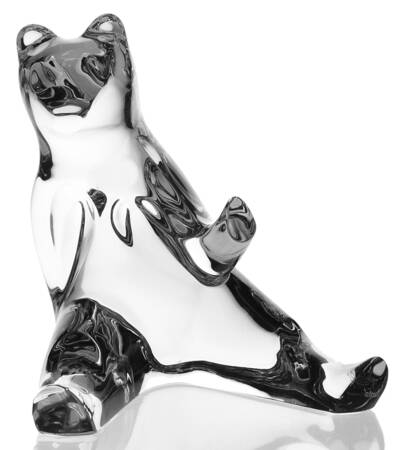 Baccarat Crystal Figurines Bear-Oscar-Seated - Boxed