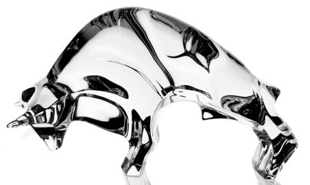 Baccarat Crystal Figurines Bull-Large - Boxed