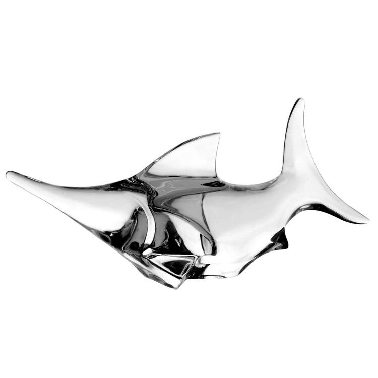 Baccarat Crystal Figurines Marlin Swordfish - No Box Nb2052