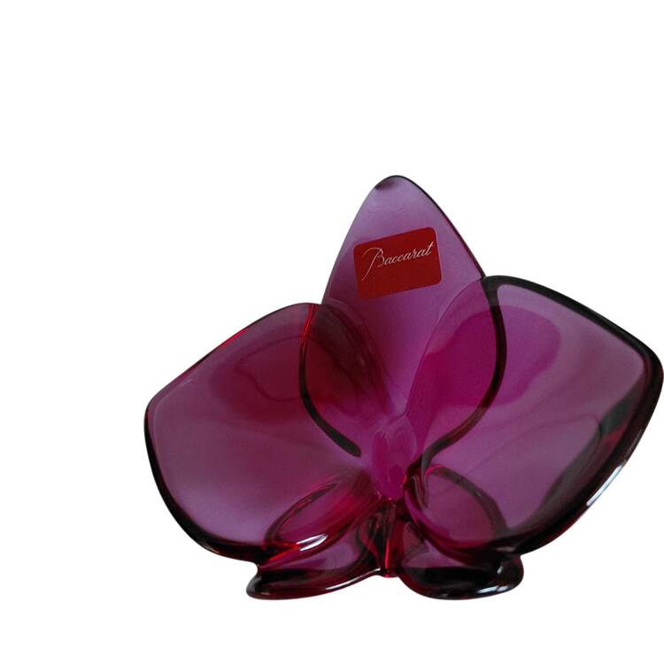 Baccarat Crystal Figurines Orchidee-Peony - With Box Bx2089