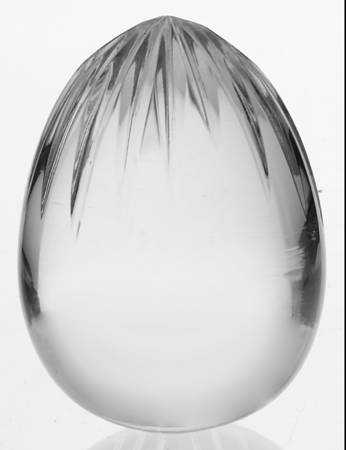 Baccarat Crystal Figurines Egg No Stand Clear - No Box