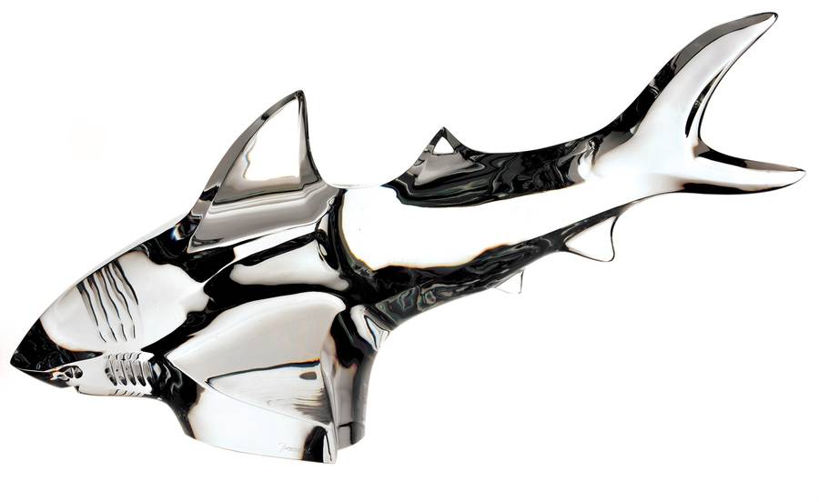 Baccarat Crystal Figurines Shark-Large - No Box