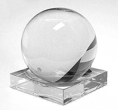Baccarat Crystal Figurines Sirius Ball With Base-Large - Boxed