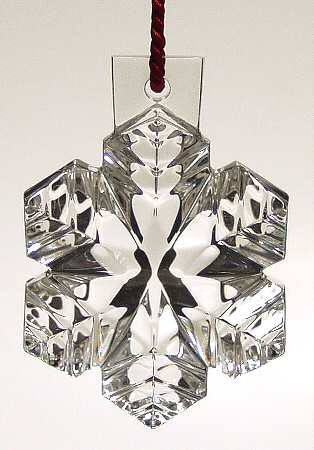 Baccarat Ornaments 3d Snowflake - Boxed