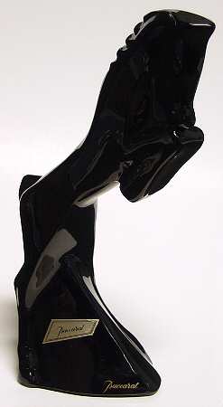 Baccarat Crystal Figurines Horse-Black - Boxed