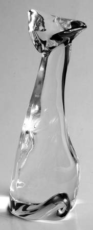 Baccarat Crystal Figurines Modern Cat - Nb967, No Box