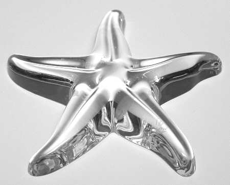 Baccarat Crystal Figurines Starfish - Boxed