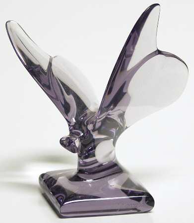 Baccarat Crystal Figurines Butterfly-Amethyst - No Box