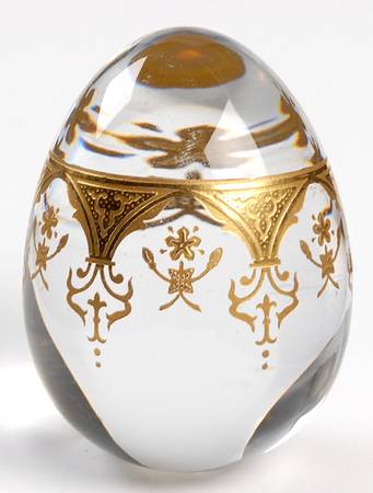Baccarat Crystal Figurines Prestige Egg Without Stand - With Box 420*