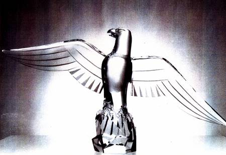 Baccarat Crystal Figurines Eagle-Georges Chevalier - Nb976, No Box