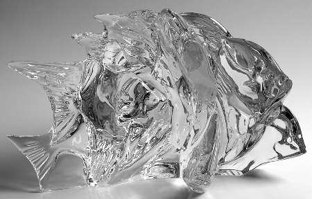 Baccarat Crystal Figurines Shoal Fish-Limited Edition - With Box Bx372
