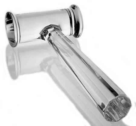Baccarat Crystal Figurines Gavel,Multisided Handle-Hammer - No Box Nb879