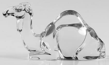 Baccarat Crystal Figurines Camel Sitting-High Hump On Back - With Box Bx986