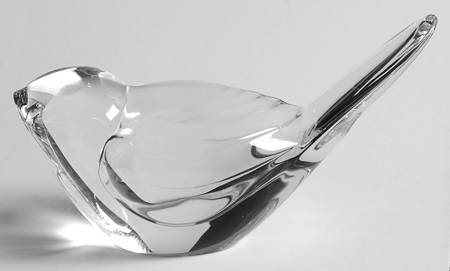 Baccarat Crystal Figurines Oiseau (Bird)-Clear - With Box Bx927
