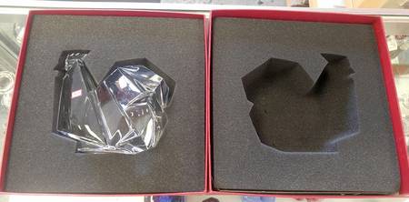 Baccarat Crystal Figurines Origami Rooster - With Box Bx990