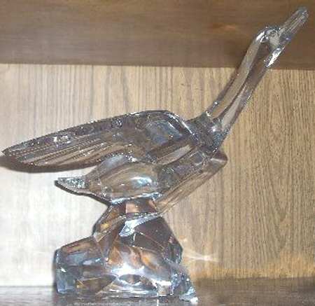 Baccarat Crystal Figurines Duck Flying - With Box Bx855