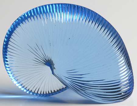 Baccarat Crystal Figurines Nautilus-Cornflower Blue - With Box Bx875