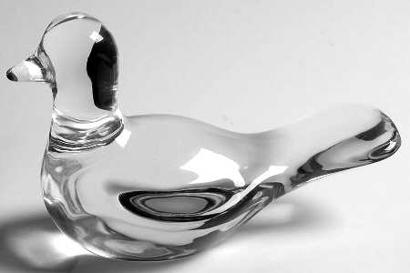 Baccarat Crystal Figurines Dove - No Box