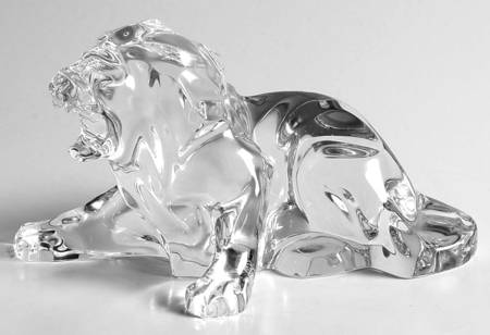 Baccarat Crystal Figurines Lion - With Box Bx915