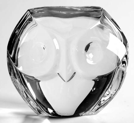 Baccarat Crystal Figurines Owl-Ball - No Box