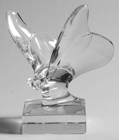 Baccarat Crystal Figurines Butterfly-Clear - No Box