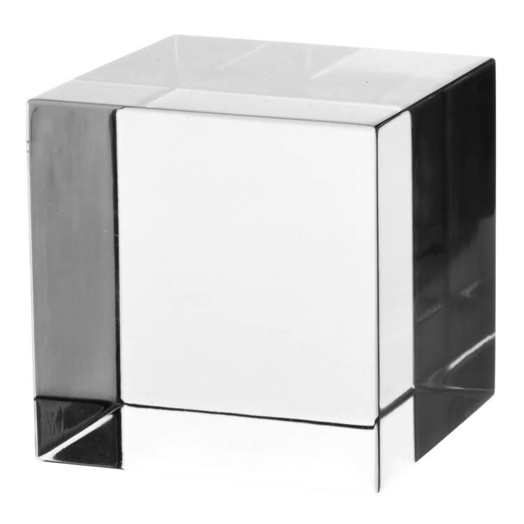 Baccarat Paperweight Argos Cube - No Box