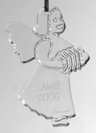 Baccarat Annual Ornament Noel-Angel - Boxed