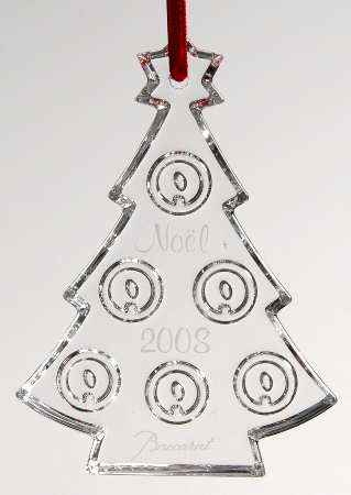 Baccarat Annual Ornament Christmas Tree - Boxed