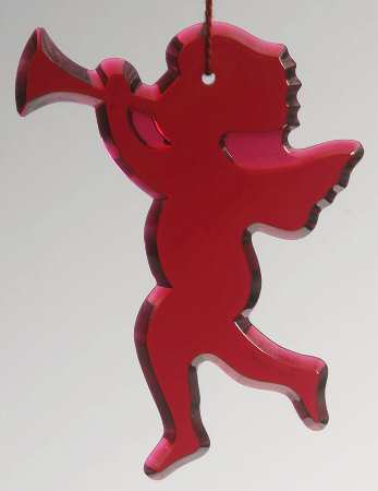 Baccarat Annual Ornament Cherub-Not Dated - Boxed