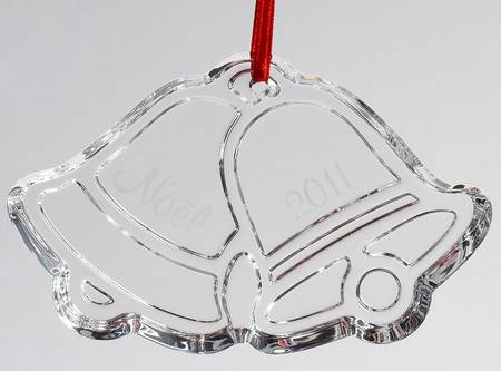 Baccarat Annual Ornament Jingle Bells - Boxed