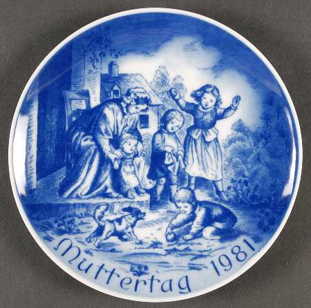 Bareuther Mothers Day Plate Playtime - Boxed