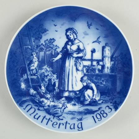 Bareuther Mothers Day Plate On The Farm - Boxed