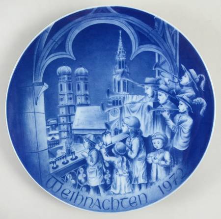 Christmas Plate Christmas In Munich - Boxed