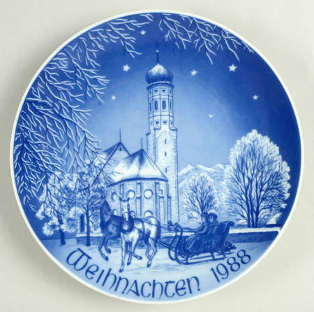 Christmas Plate St. Coloman Church - No Box