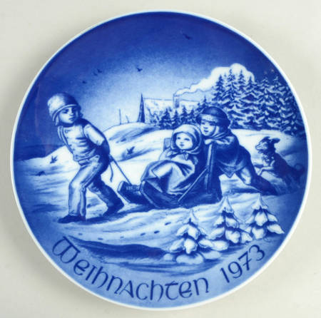 Christmas Plate Sleigh Ride - No Box