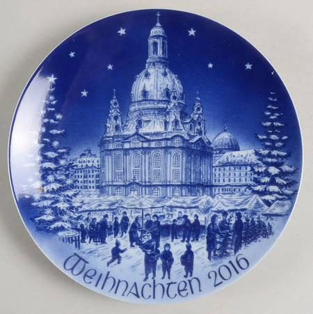 Christmas Plate Christmas In Dresden - Boxed
