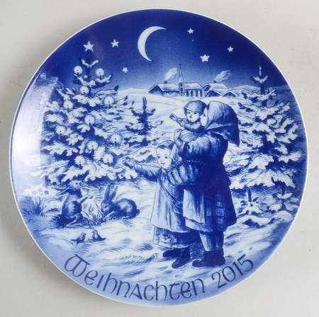 Christmas Plate Peaceful Christmas - With Box