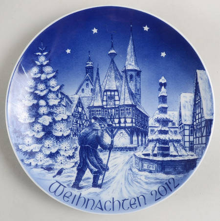 Christmas Plate Christmas In Michelstadt Odenwald - No Box