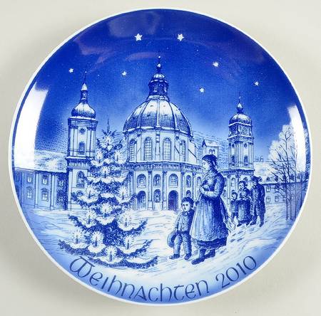 Christmas Plate Benedictine Abbey - Boxed