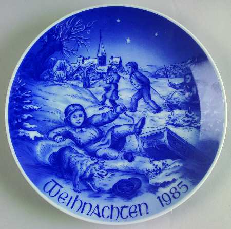 Christmas Plate Winter Wonderland - No Box
