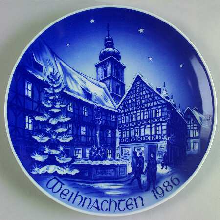 Christmas Plate Christmas In Forchheim - Boxed