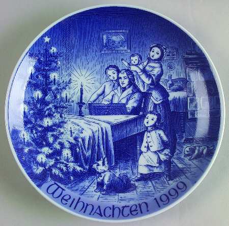 Christmas Plate Christmas Eve - Boxed