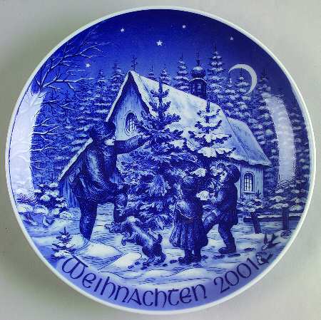 Christmas Plate Christmas In The Forest - Boxed