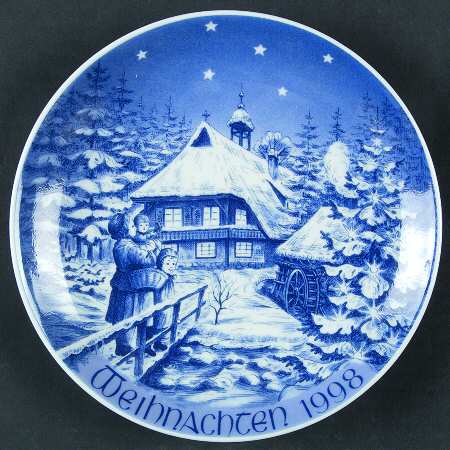 Christmas Plate Christmas In The Black Forest - Boxed