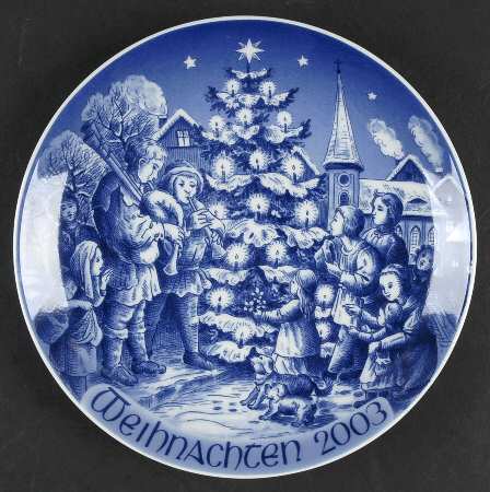Christmas Plate Christmas Minstrels - Boxed