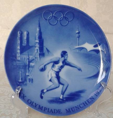 Single Release Plate Issues 1972 Olympics - No Box