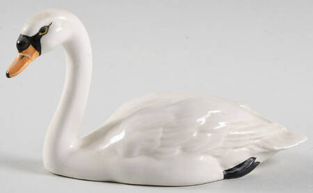 Beswick Figurine Swan Head Up - Boxed