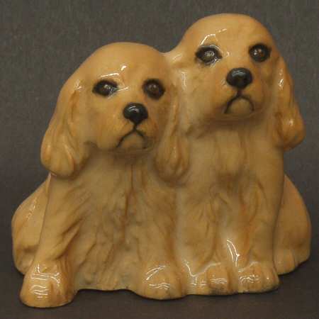 Beswick Figurine Cocker Spaniels Seated - Boxed