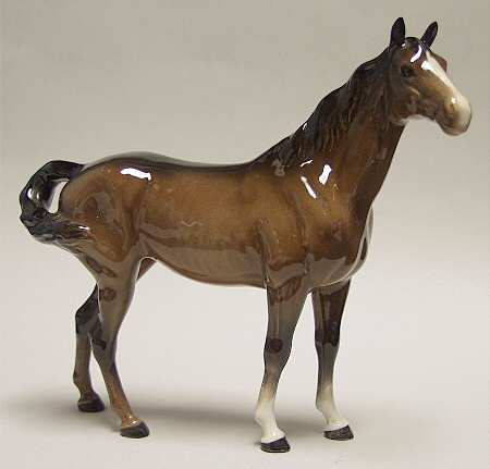 Beswick Figurine Swish Tail Horse-Chestnut - Boxed