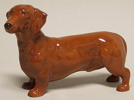 Beswick Figurine Dachshund Standing - Boxed